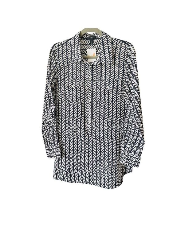 J. Crew Tops - J. Crew Abstract Print Tunic Top